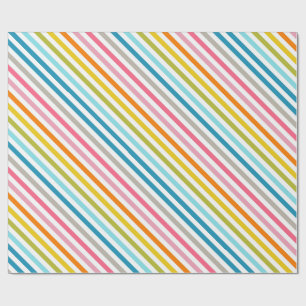 Farbstreifen Geschenkpapier