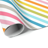 Farbstreifen Geschenkpapier (Rolleneckpunkt)