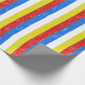 Farbstreifen Geschenkpapier (Ecke)