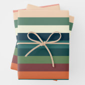 Farbstreifen Geschenkpapier Set (Beispiel)