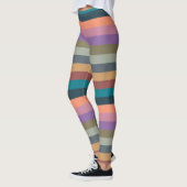 Farbstreifen in bunten Pastellfarben... Leggings (Links)
