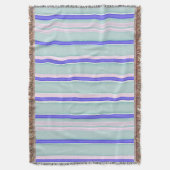 Farbstreifen in rosa blau decke (Vorderseite Vertikal)