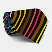 Farbstreifen Krawatte (Gerollt)