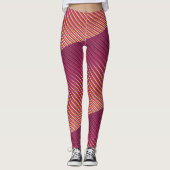 Farbstreifen Leggings (Vorderseite)