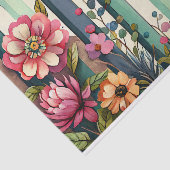 Farbstreifen Lila grüne Blütendecke Seidenpapier (Ausschnitt)