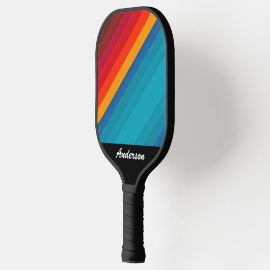 Farbstreifen mit einem Namen Pickleball Schläger (Links)