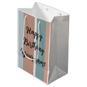 Farbstreifen Mittlere Geschenktüte (Vorderseite Schrägansicht)
