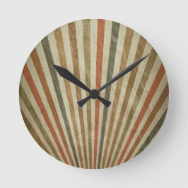 FARBSTREIFEN MUSTARD YELLOW AVOCADO G RUNDE WANDUHR