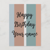 Farbstreifen Postkarte (Vorderseite)