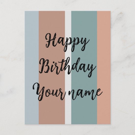 Farbstreifen Postkarte (Vorderseite)