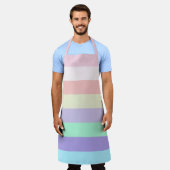 Farbstreifen Schürze (Getragen)