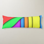 Farbstreifen Seitenschläferkissen (Vorderseite)
