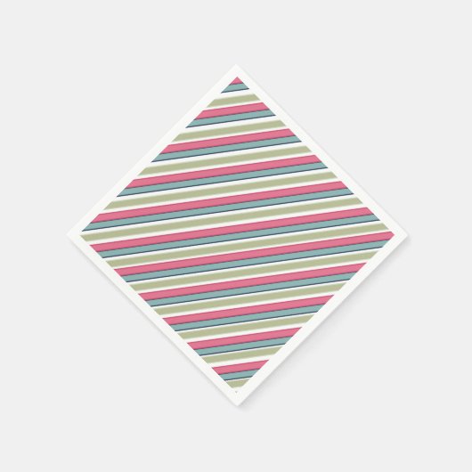 Farbstreifen Serviette (Ecke)