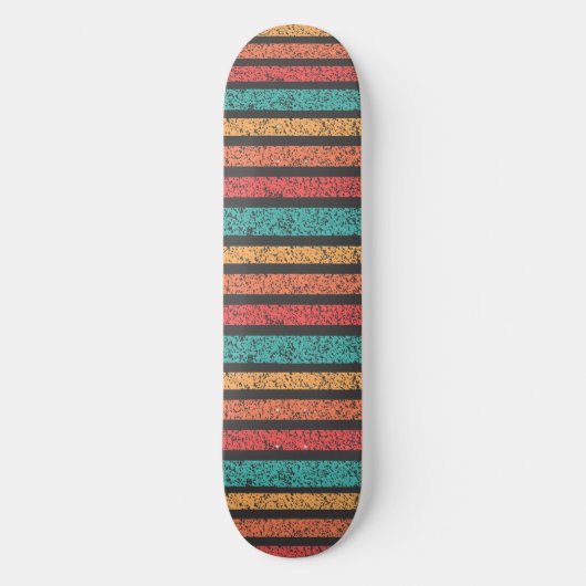 Farbstreifen-Skateboard Skateboard (Vorderseite)