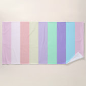 Farbstreifen Strandtuch (Vorderseite)