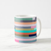 Farbstreifen-Tasse Kaffeetasse (VorderseiteRechts)
