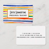 Farbstreifen Visitenkarte (Vorne/Hinten)