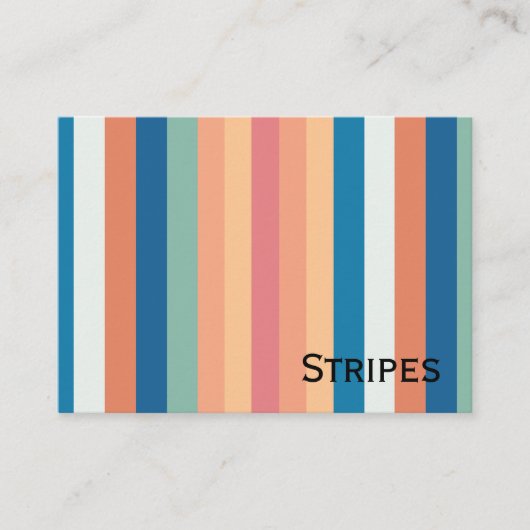 Farbstreifen Visitenkarte (Vorderseite)