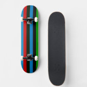 Farbstreifenmuster 6 skateboard (Vorne)