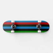 Farbstreifenmuster 6 skateboard (Horizontal)