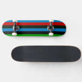 Farbstreifenmuster 6 skateboard (Horizontal)