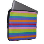 Farbstreifenmuster 7 laptopschutzhülle (Vorne Rechts)