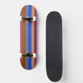 Farbstreifenmuster 8 skateboard (Vorne)