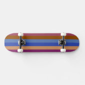 Farbstreifenmuster 8 skateboard (Horizontal)