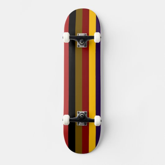 Farbstreifenmuster Skateboard (Vorderseite)