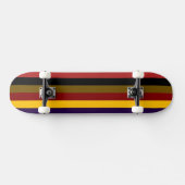 Farbstreifenmuster Skateboard (Horizontal)