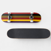 Farbstreifenmuster Skateboard (Horizontal)