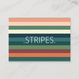 Farbstreifenmuster Visitenkarte