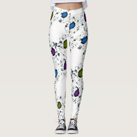 Farbstriche Leggings (Vorderseite)