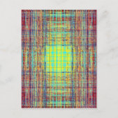Farbstring Cube Postkarte (Vorderseite)