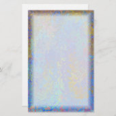 Farbstrudel-Grenze Briefpapier (Vorne/Hinten)
