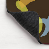 Farbstrudel stellt Mausunterlage dar Mousepad (Ecke)