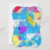 Farbstruktur Einladung (Rückseite)