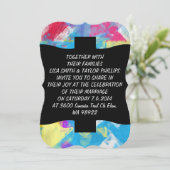 Farbstruktur Einladung (Stehend Vorderseite)