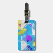 Farbstruktur Gepäckanhänger (Vorderseite vertikal)