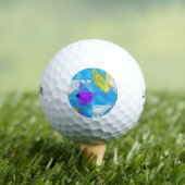 Farbstruktur Golfball (Insitu T-Shirt)