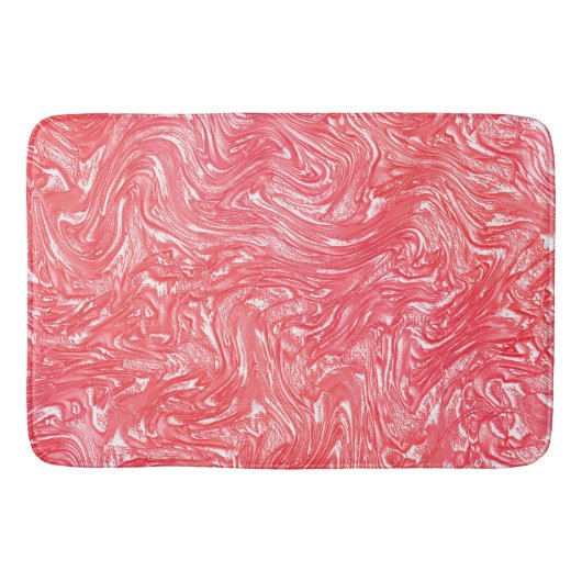 Farbstruktur "Perlbeere" Badematte (Vorderseite)