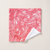 Farbstruktur "Perlbeere" Badhandtuch Set (Waschlappen)