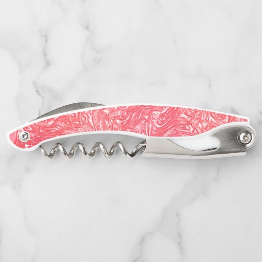 Farbstruktur "Perlbeere" Kellnermesser (Rückseite)