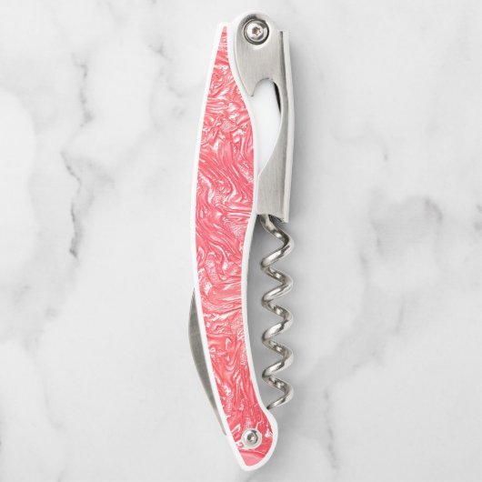 Farbstruktur "Perlbeere" Kellnermesser (Rückseite)