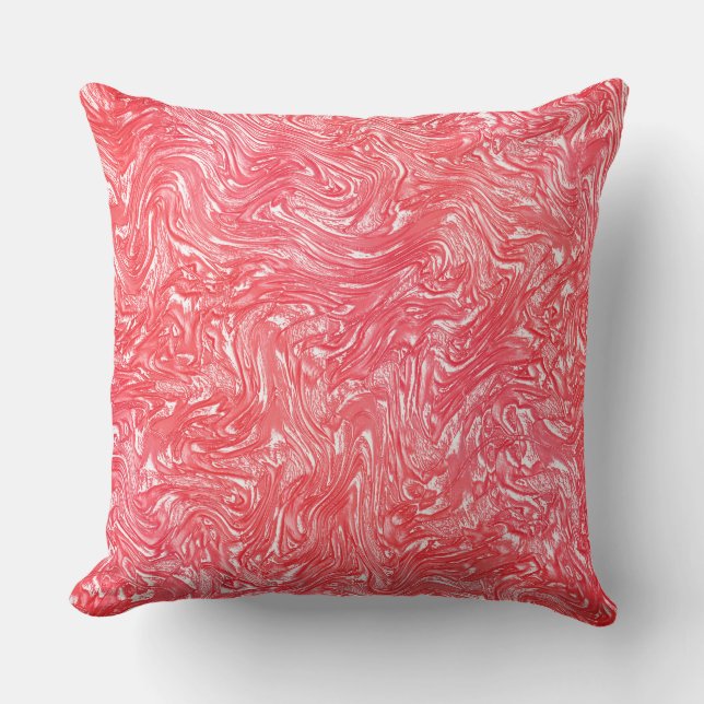 Farbstruktur "Perlbeere" Kissen (Vorderseite)