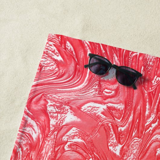 Farbstruktur "Perlbeere" Strandtuch (Beispiel)