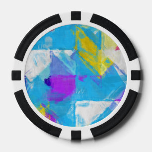 Farbstruktur Pokerchips