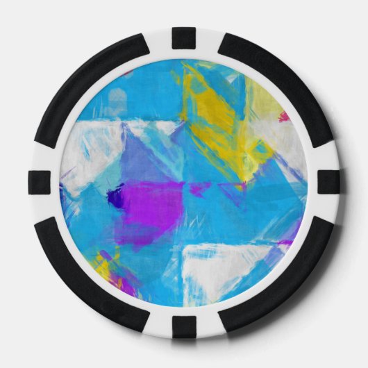 Farbstruktur Pokerchips (Vorderseite)