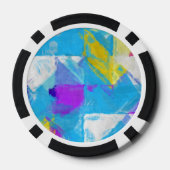 Farbstruktur Pokerchips (Rückseite)