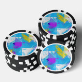 Farbstruktur Pokerchips (Stapel)